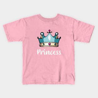 Royal Princess Crown Kids T-Shirt